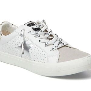 Vintage Havana White and Gray Kids Sneakers